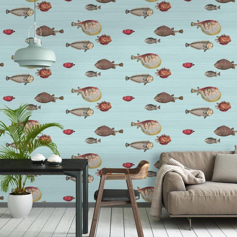 Tapeta FORNASETTI - Acquario błękitny Cole & Son Eye on Design