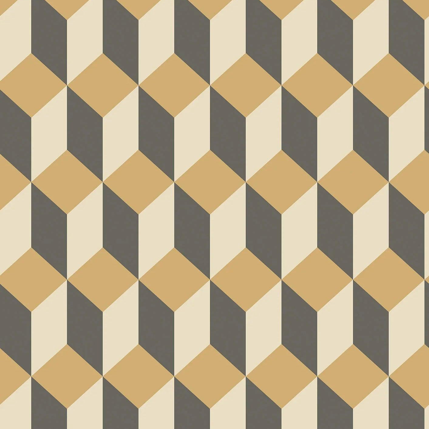 Tapeta GEOMETRIC II - Delano metaliczne złoto Cole & Son Eye on Design
