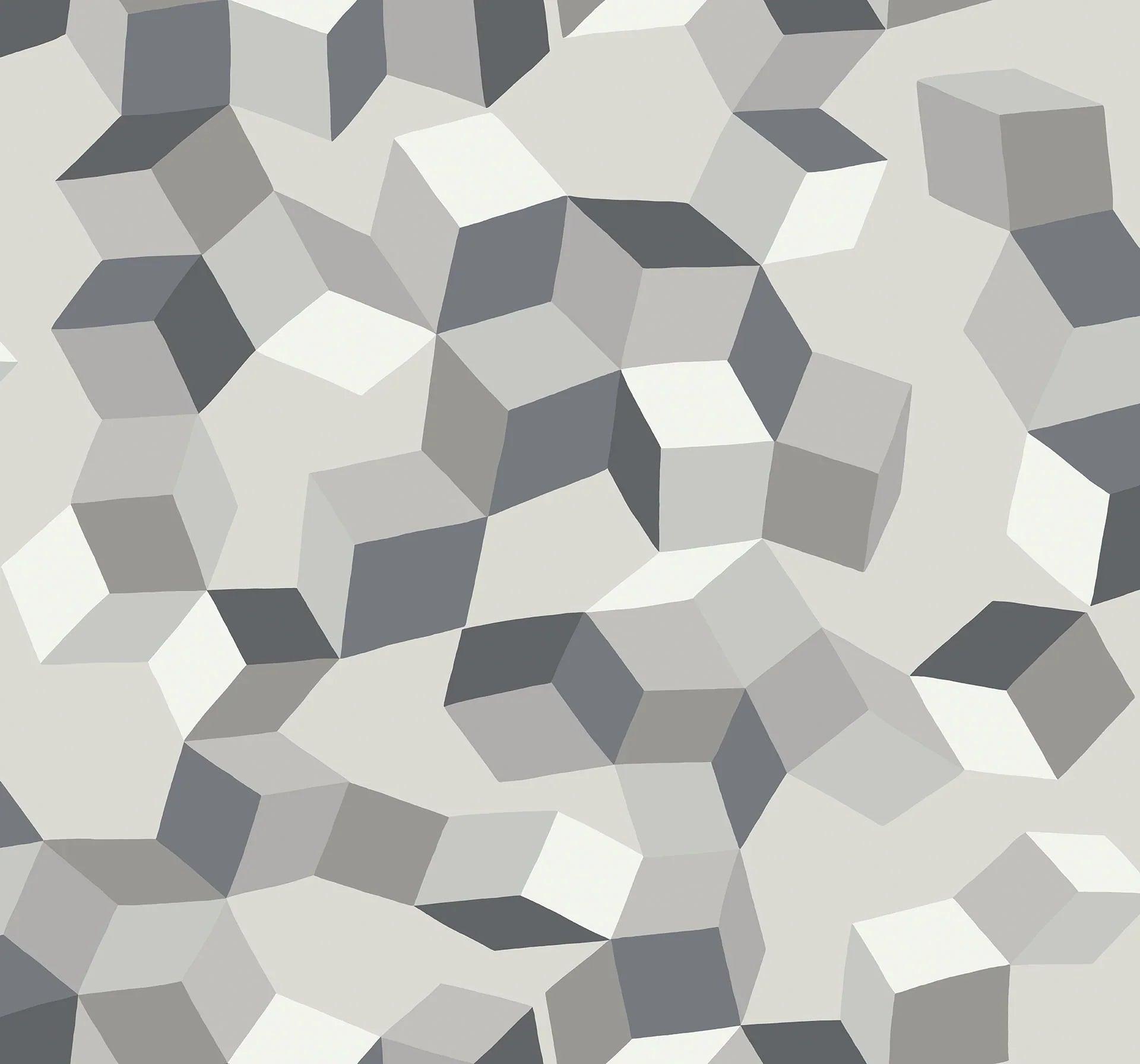 Tapeta GEOMETRIC II - Puzzle jasnoszary Cole & Son Default Title Eye on Design