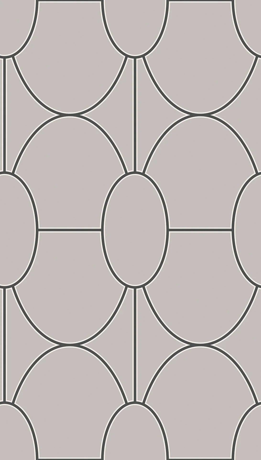 Tapeta GEOMETRIC II - Riviera ciepły szary Cole & Son Default Title Eye on Design