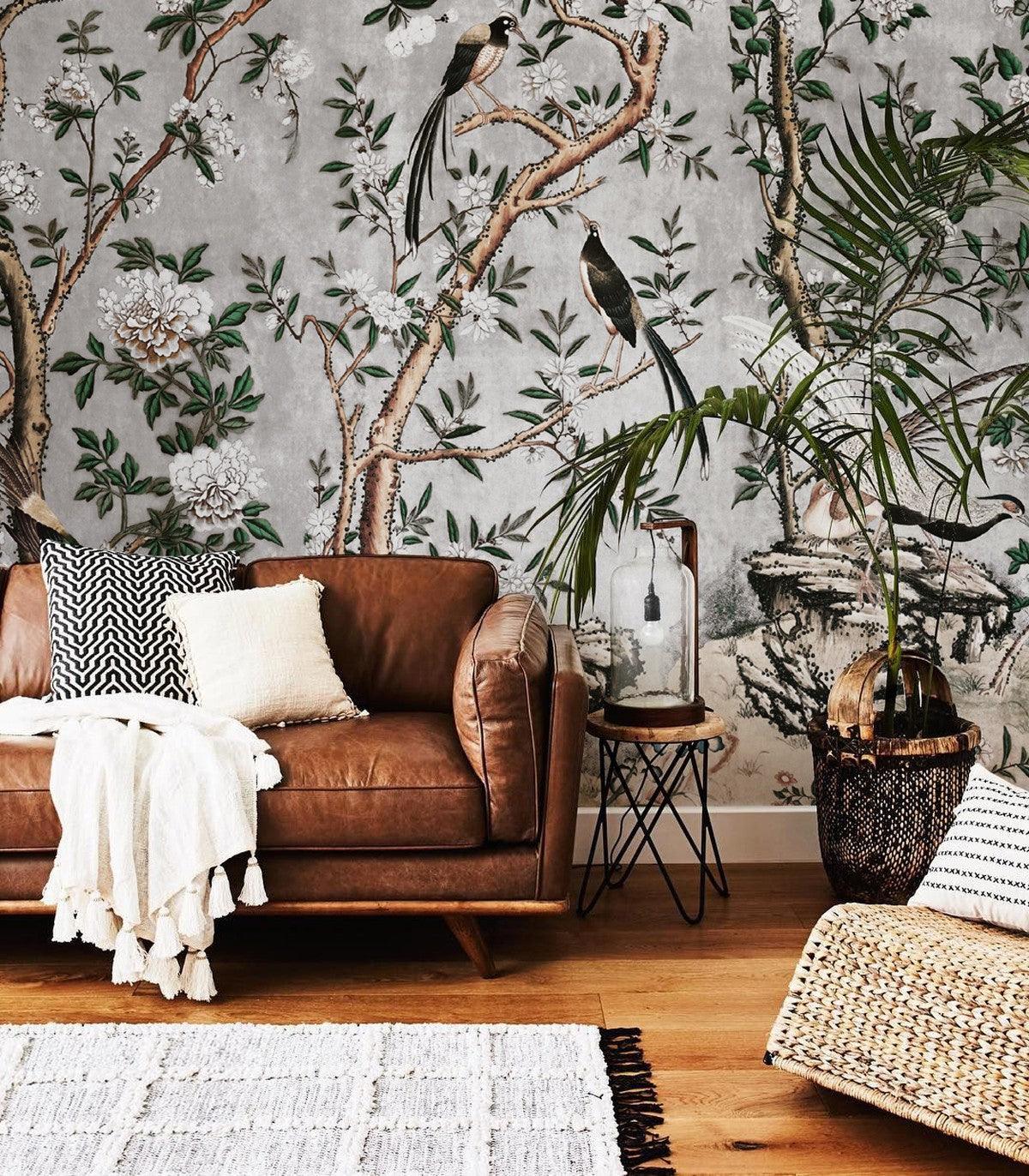 Tapeta GRAY CHINOISERIE Wallcolors Eye on Design