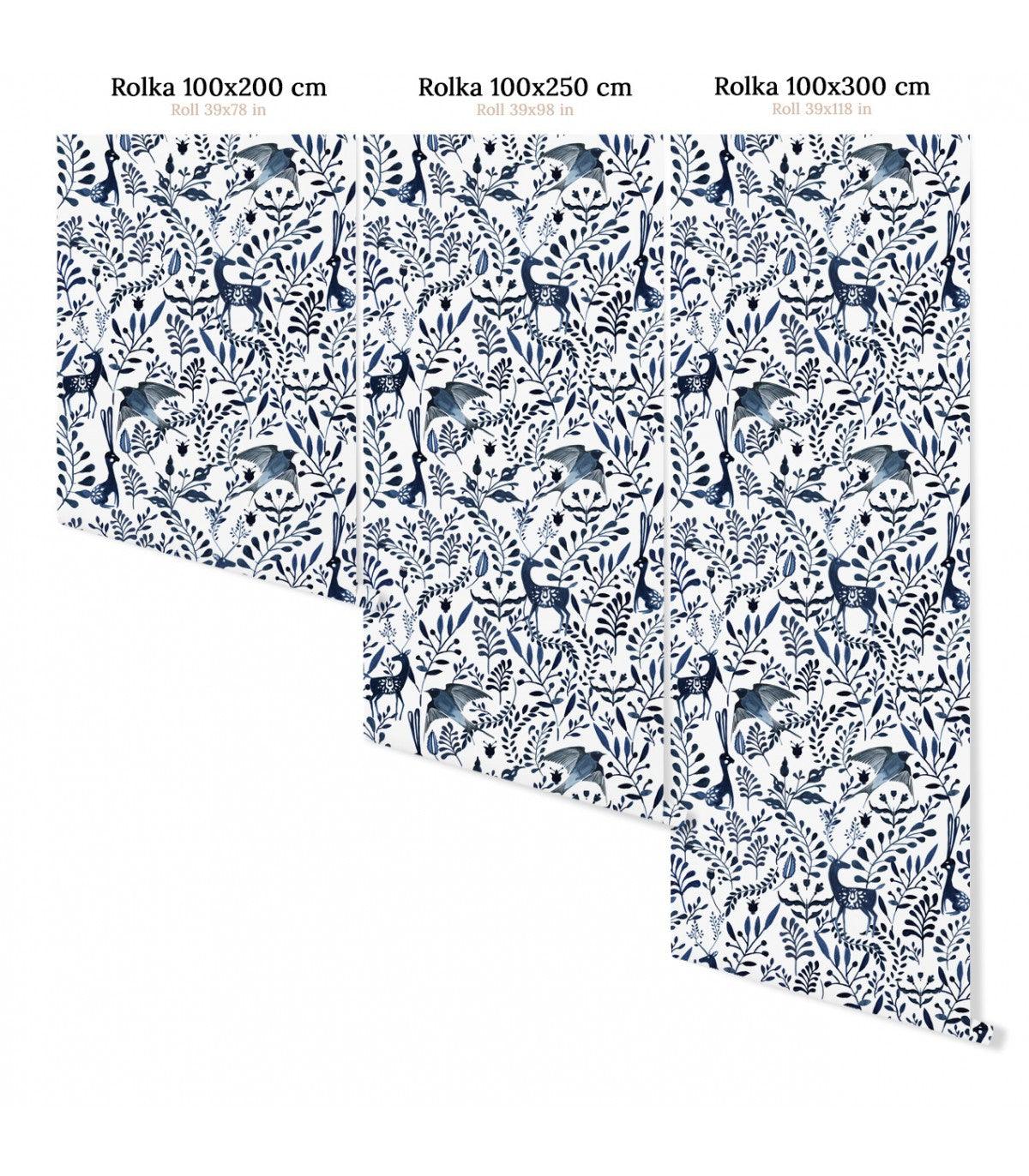Tapeta INK ANIMALS Wallcolors Eye on Design