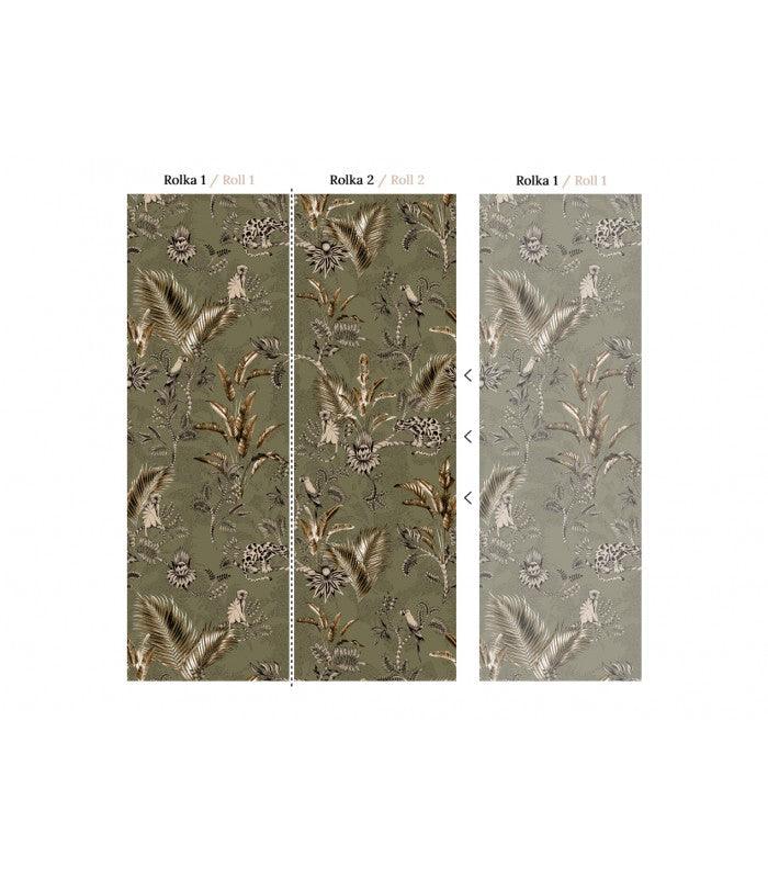 Tapeta JUNGLE TEAM Wallcolors Eye on Design