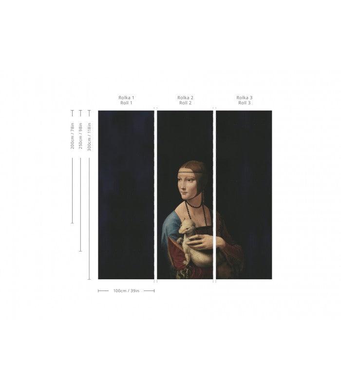 Tapeta Lady with an Ermine Wallcolors Eye on Design