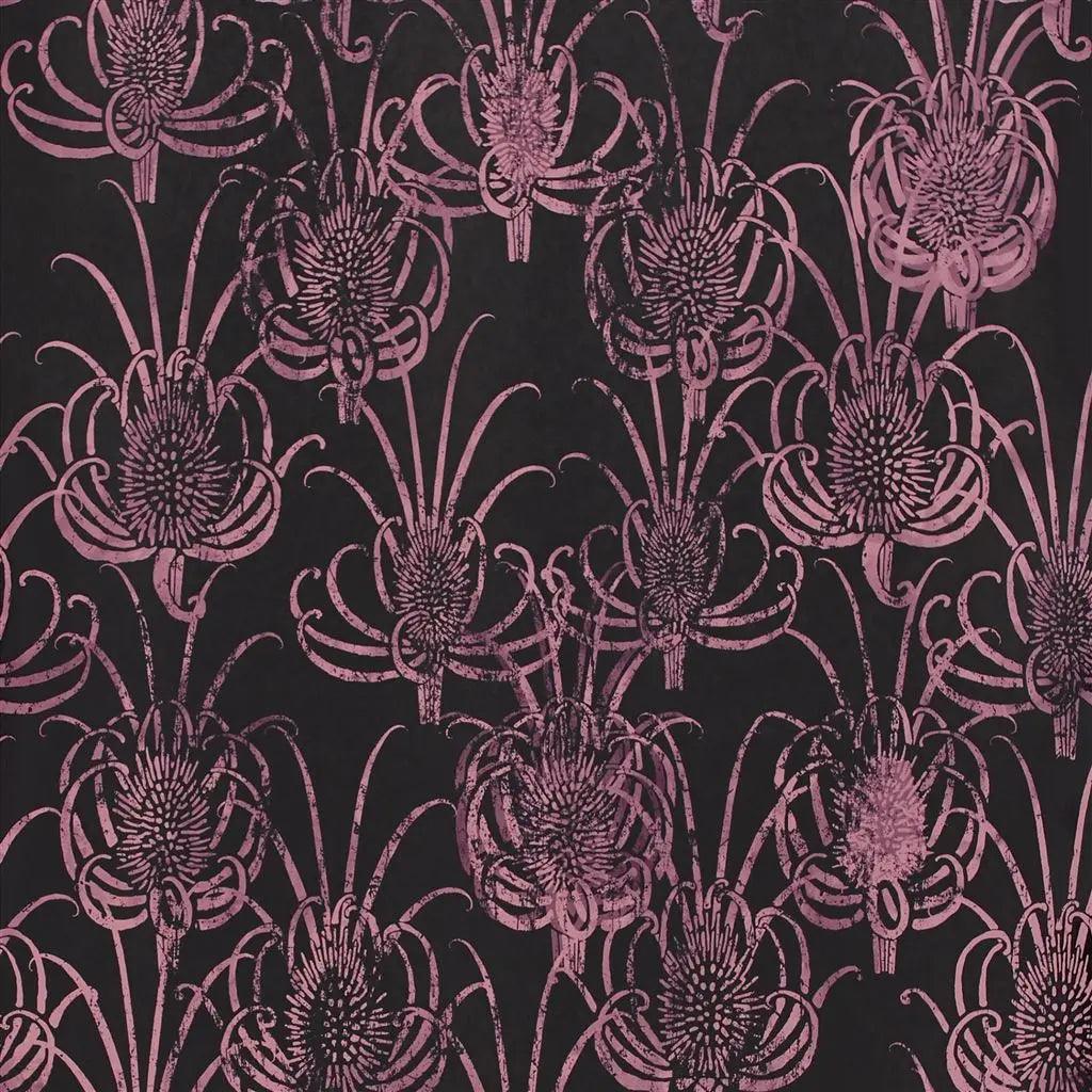 Tapeta LES CENTAUREES BOURGEON czarny z różowym Christian Lacroix Eye on Design