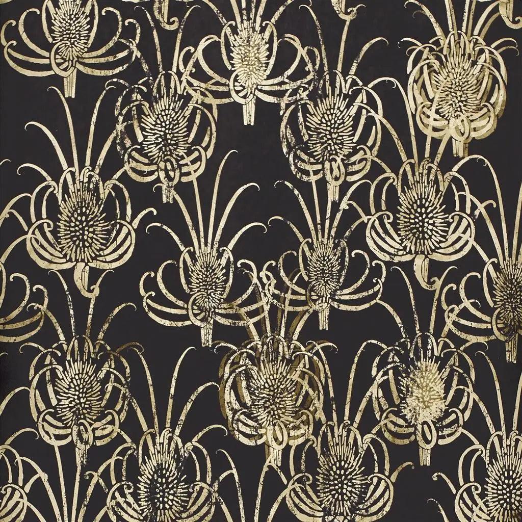 Tapeta LES CENTAUREES DORE czarny z beżowym Christian Lacroix Eye on Design