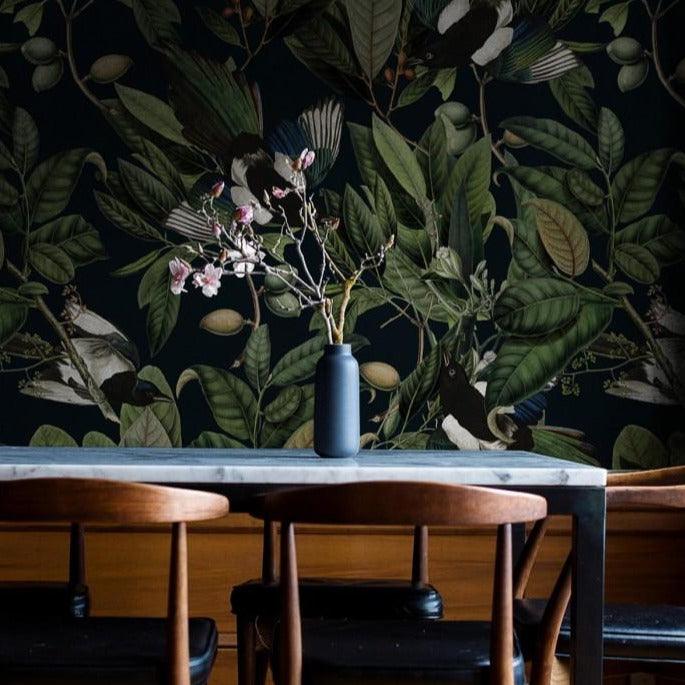 Tapeta MAGPIE BLACK Wallcolors Eye on Design