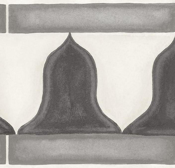 Tapeta MARTYN LAWRENCE BULLARD - Zellige Border szaro-beżowy Cole & Son Eye on Design