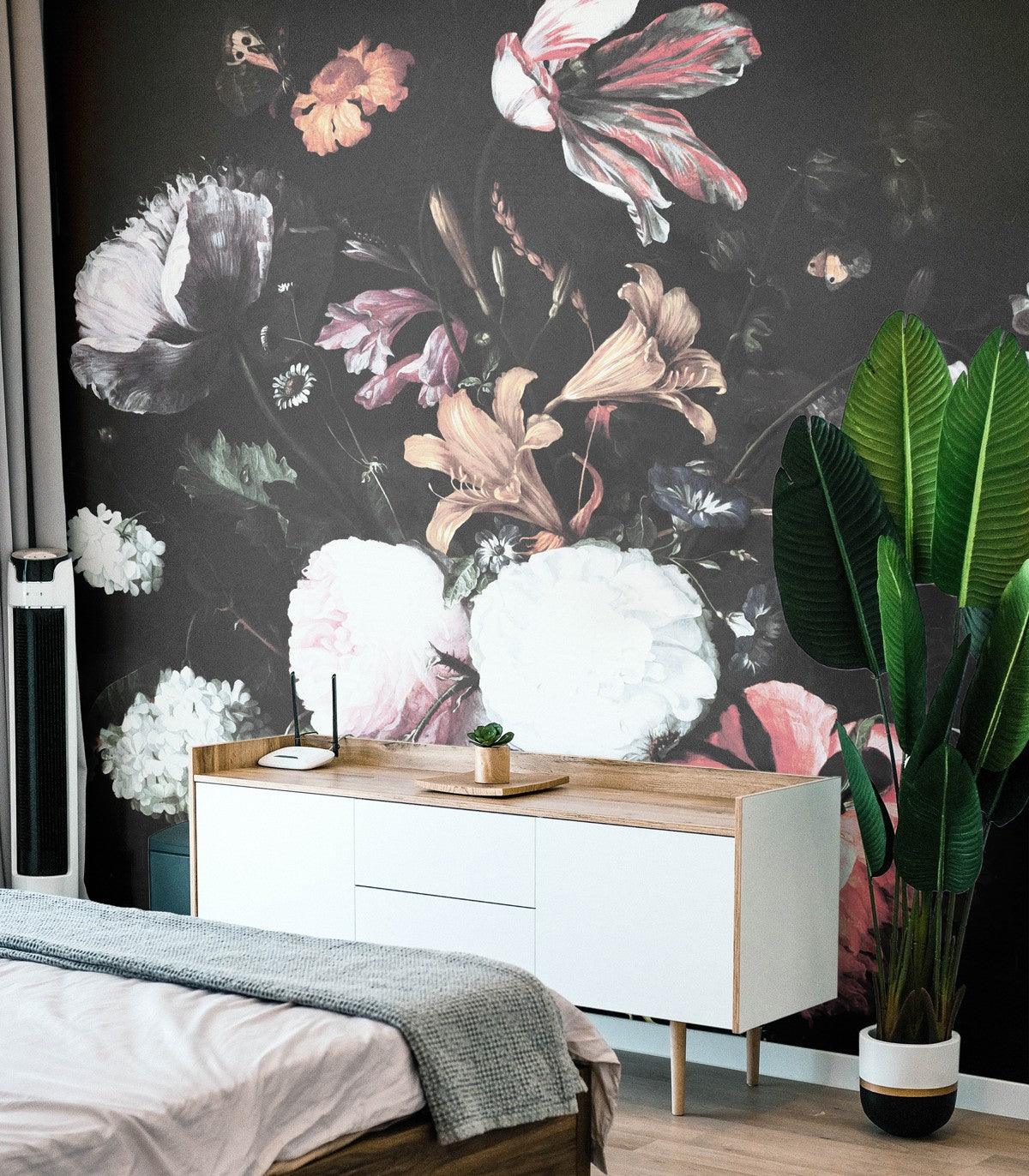 Tapeta MIDNIGHT FLOWERS Wallcolors Eye on Design