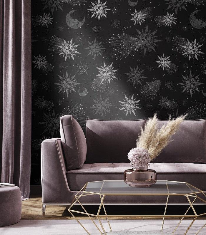 Tapeta Moon and sun Wallcolors Eye on Design