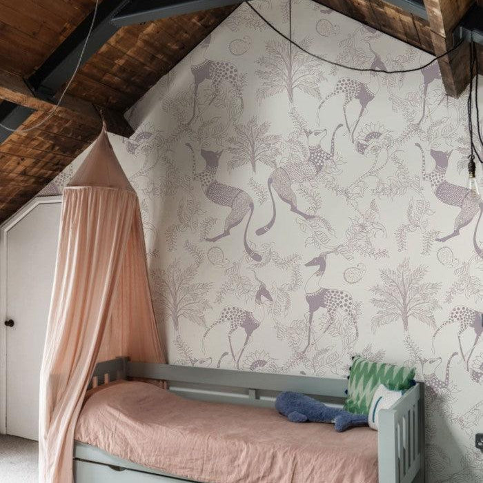 Tapeta Mythical Animals Pink Wallcolors Eye on Design