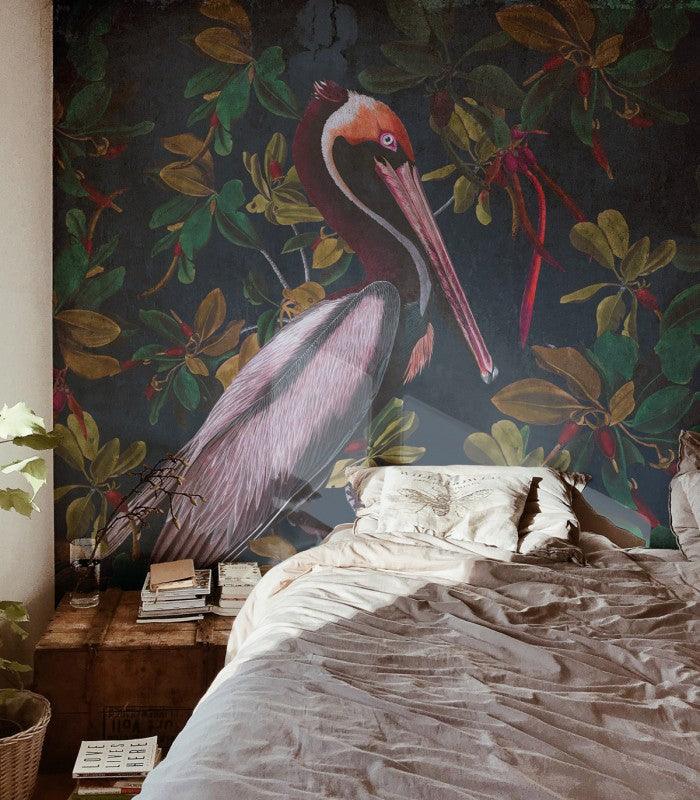 Tapeta NIGHT PELICANS Wallcolors Eye on Design