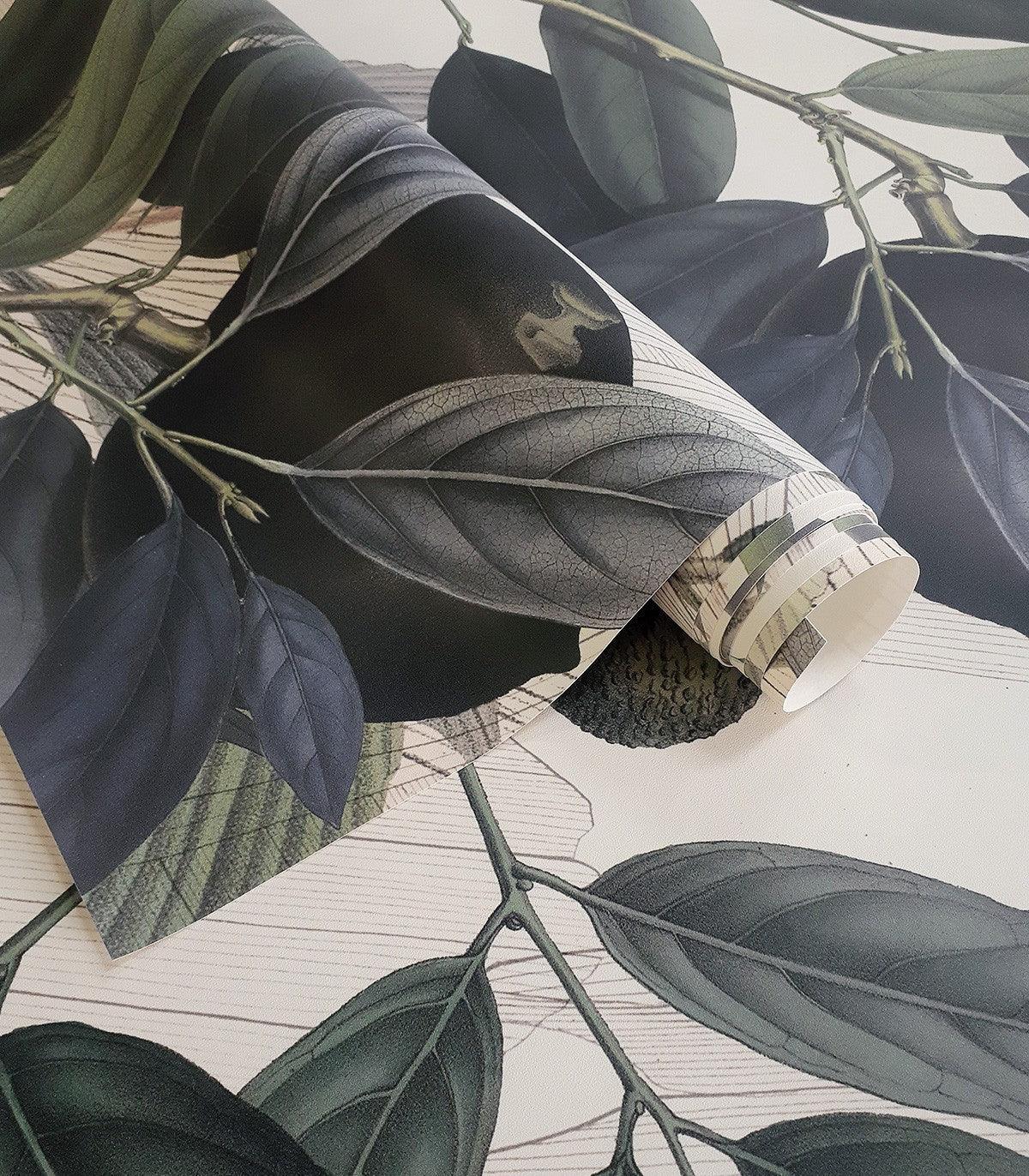 Tapeta OLIVE BRANCH WHITE Wallcolors Eye on Design