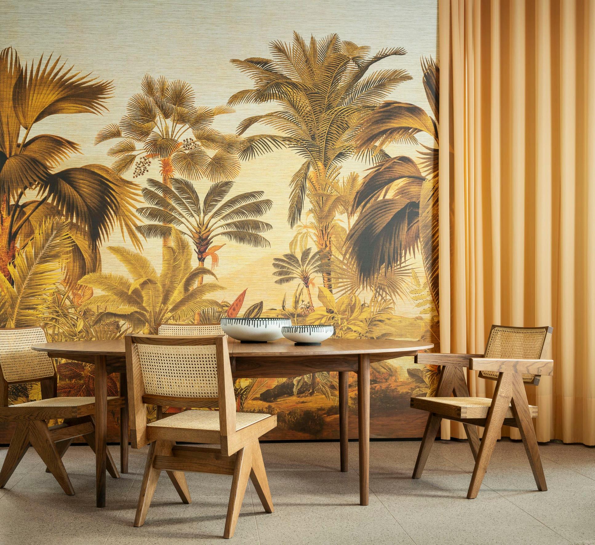 Tapeta RÊVERIE TROPICALE - GOLDEN HOUR Arte Eye on Design