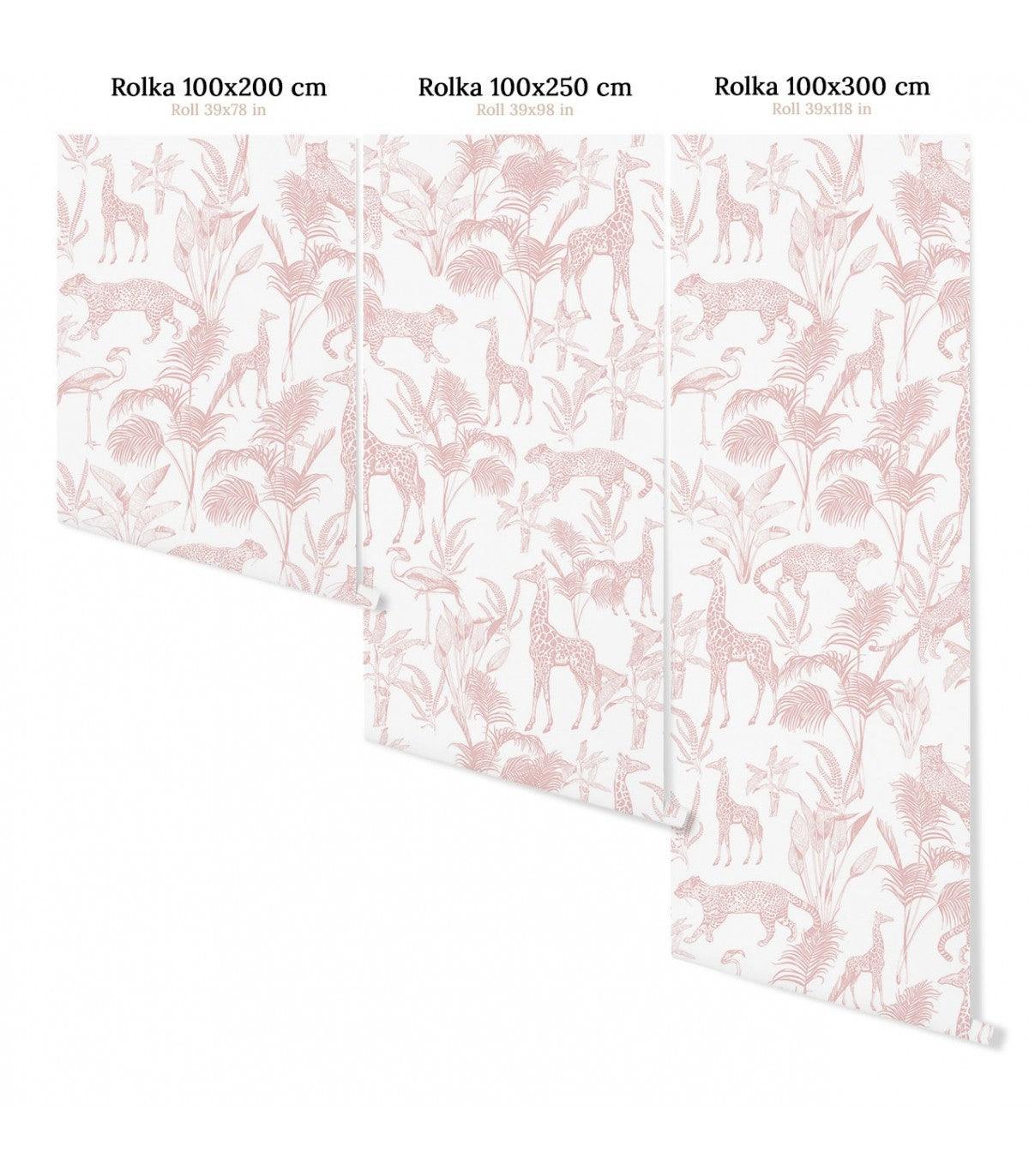 Tapeta SAFARI PINK Wallcolors Eye on Design