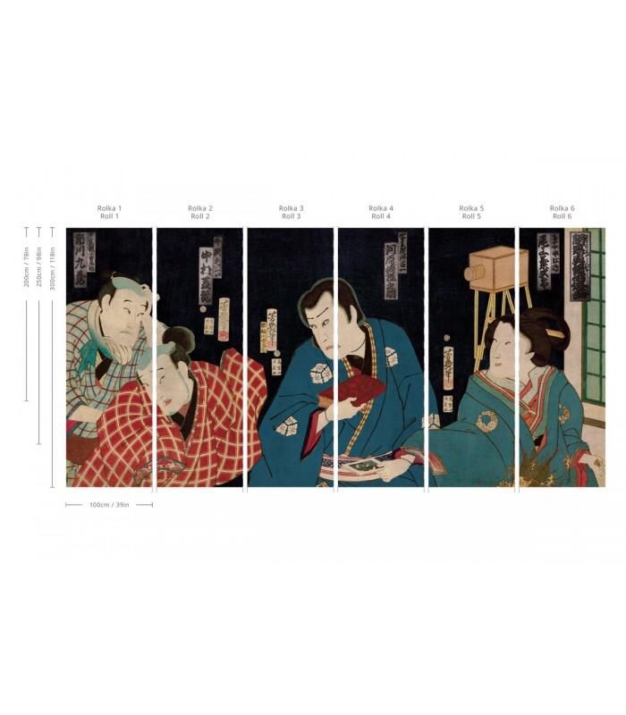 Tapeta SAMURAI CHRONICALES Wallcolors Eye on Design