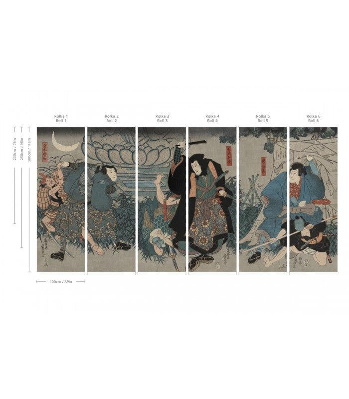 Tapeta SAMURAI SAGA Wallcolors Eye on Design