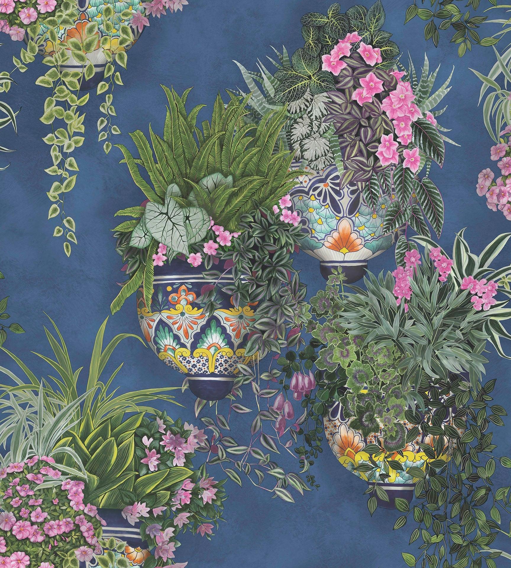 Tapeta SEVILLE - Talavera niebieski Cole & Son Eye on Design