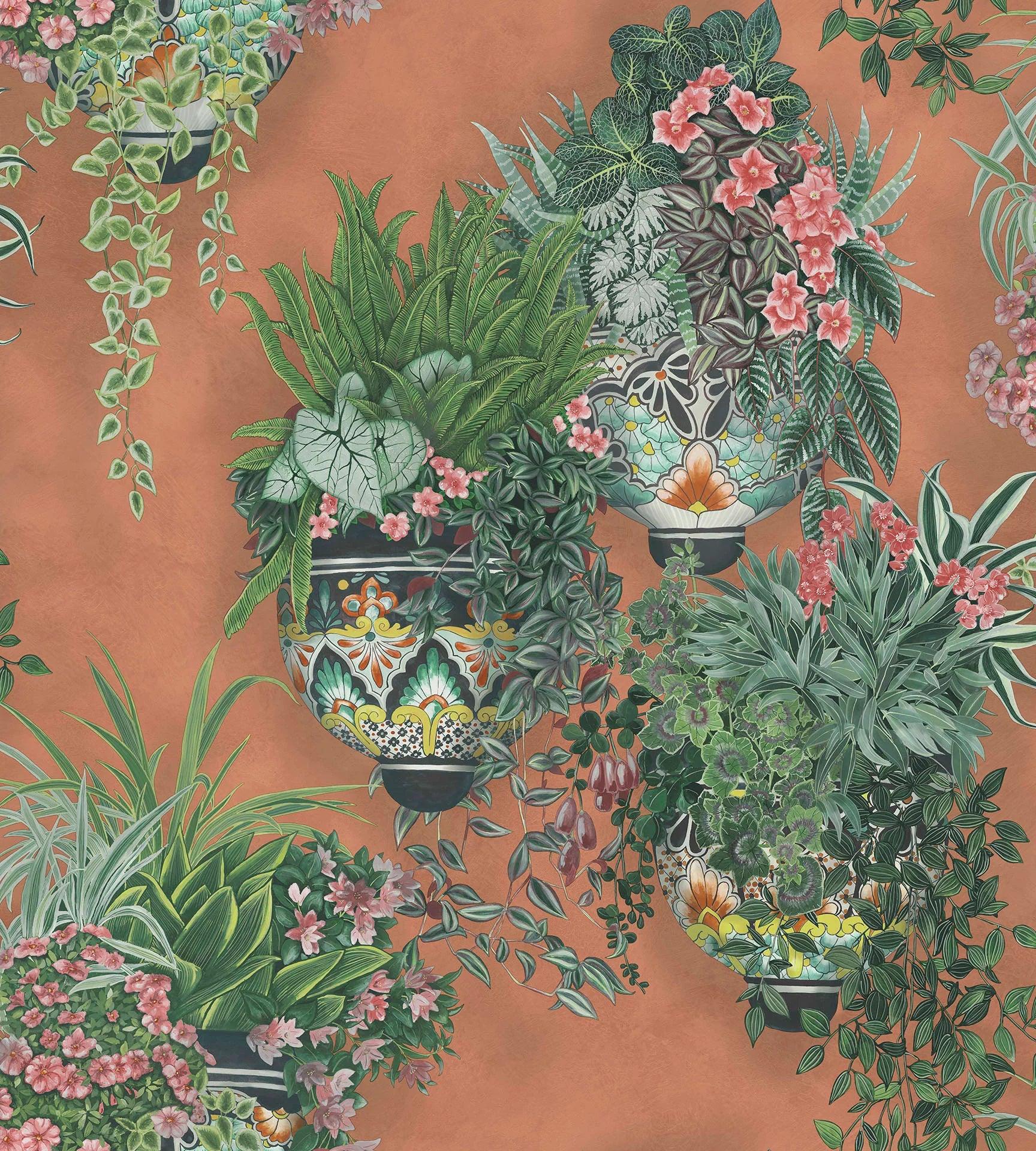 Tapeta SEVILLE - Talavera terakota Cole & Son Eye on Design