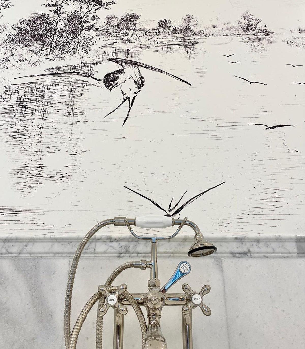 Tapeta SWALLOW Wallcolors Eye on Design