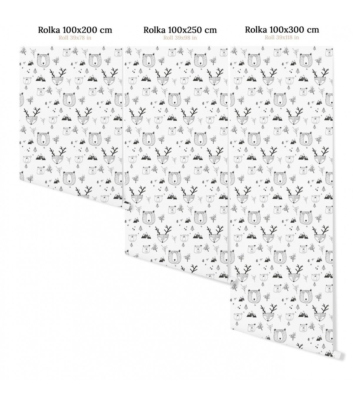 Tapeta TEDDY BEARS WHITE Wallcolors Eye on Design