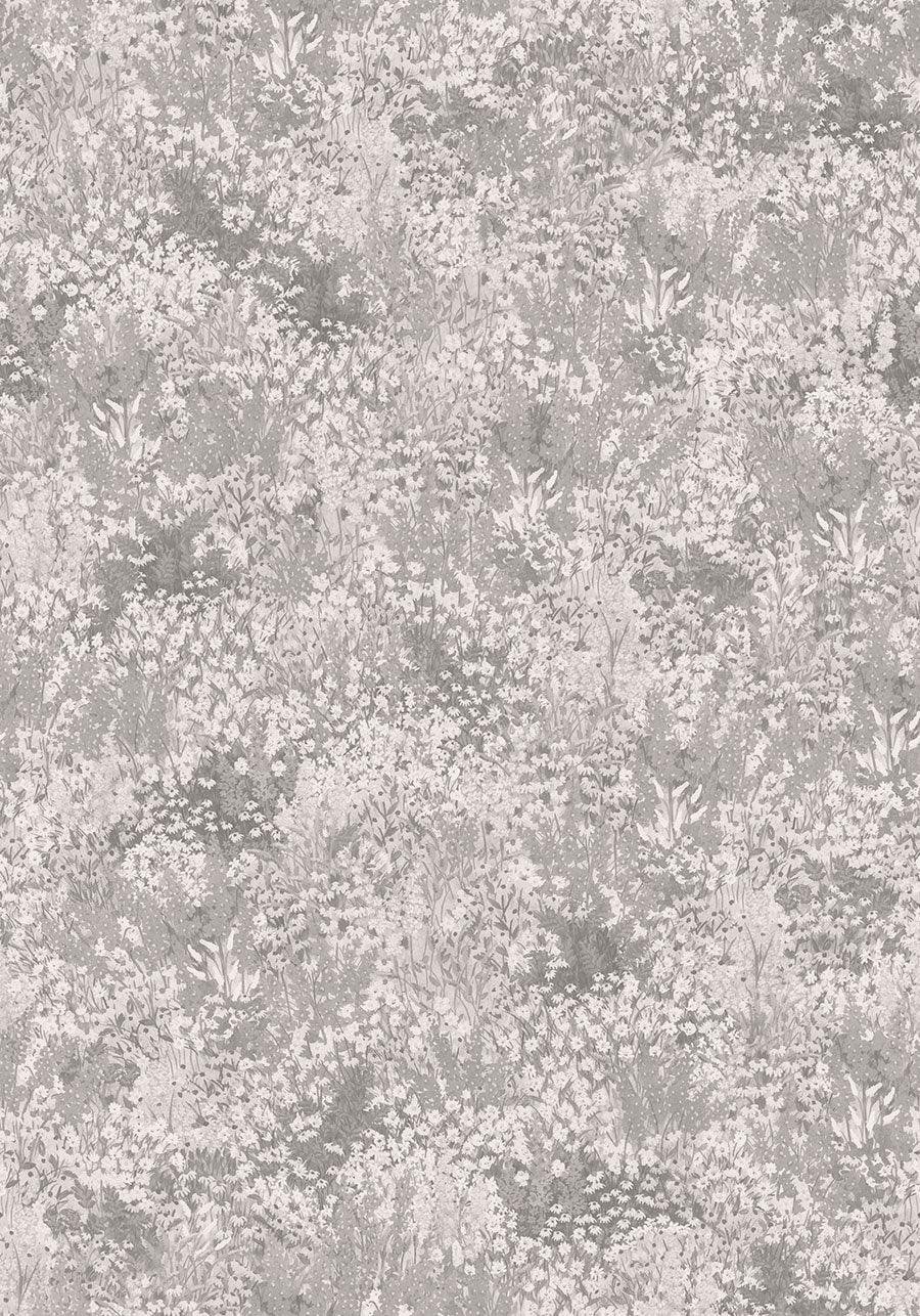 Tapeta THE GARDENS - Petite Fleur wykończenie perłowe szare Cole & Son Eye on Design