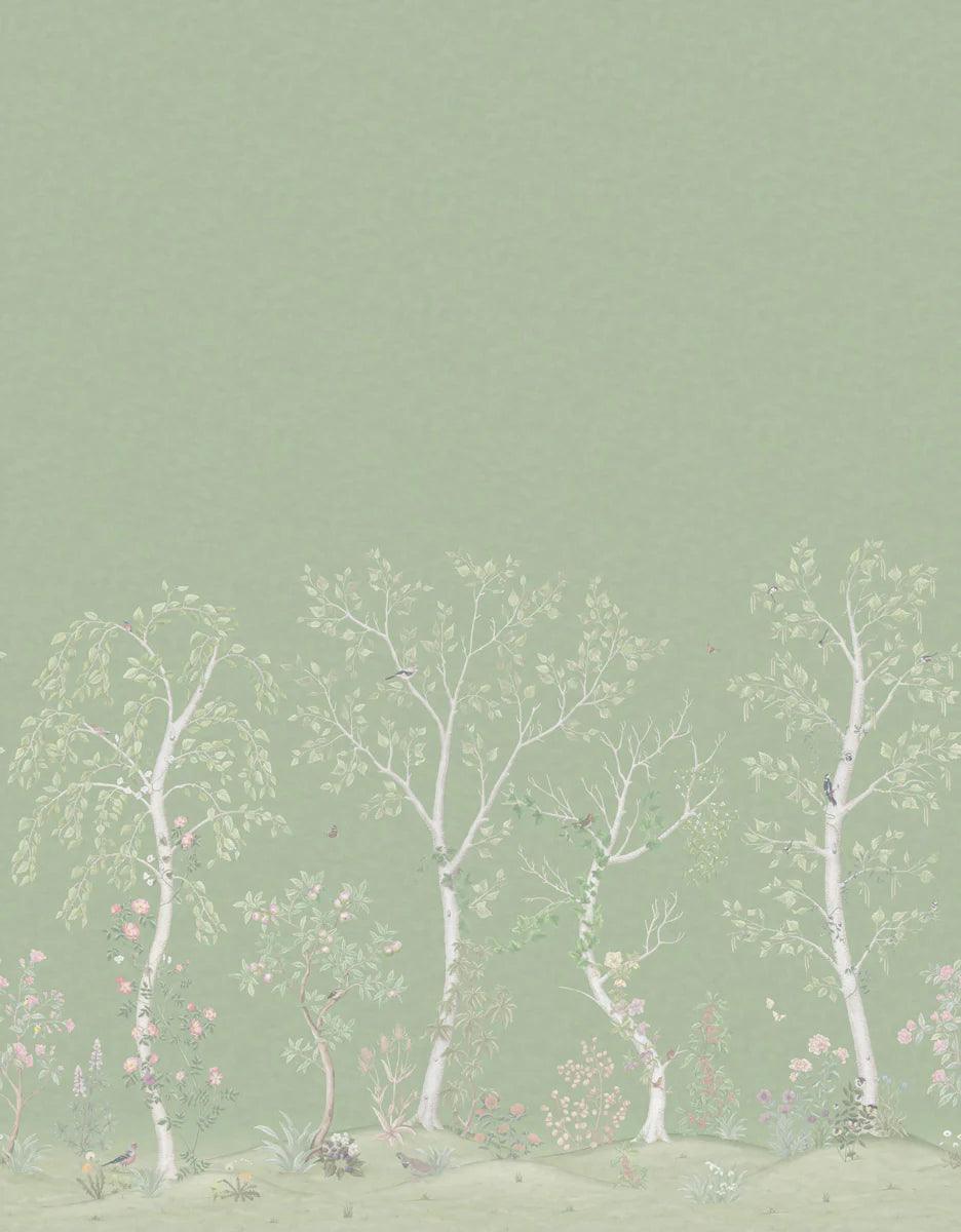 Tapeta THE GARDENS - Seasonal Woods jadeit Cole & Son Eye on Design
