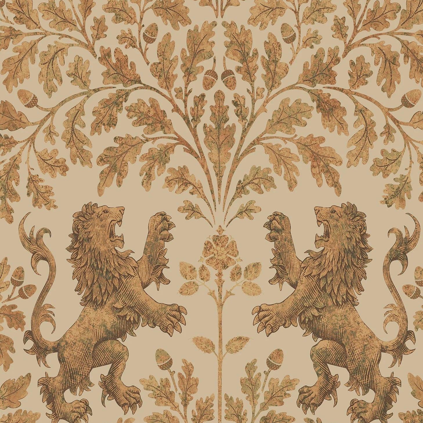 Tapeta THE PEARWOOD COLLECTION - Boscobel Oak beżowy Cole & Son Eye on Design