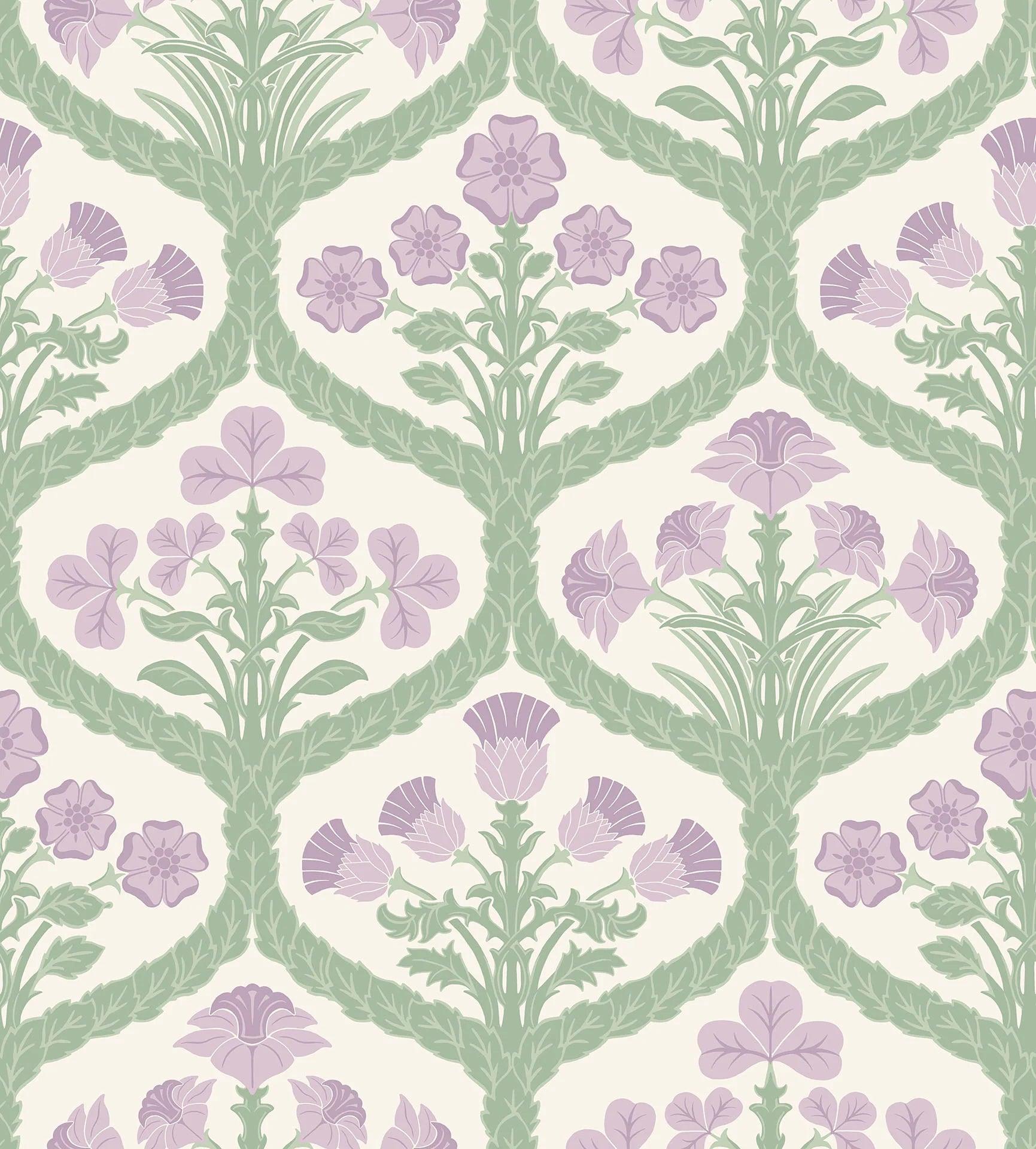 Tapeta THE PEARWOOD COLLECTION - Floral Kingdom biały Cole & Son Eye on Design
