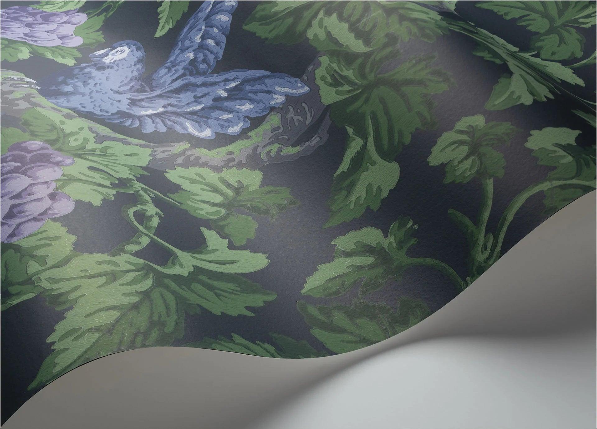 Tapeta THE PEARWOOD COLLECTION - Woodvale Orchard ciemny szary Cole & Son Eye on Design
