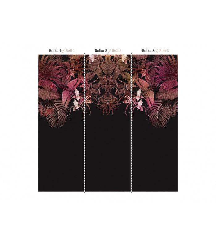 Tapeta TROPICAL COMPOSITION PINK Wallcolors Eye on Design