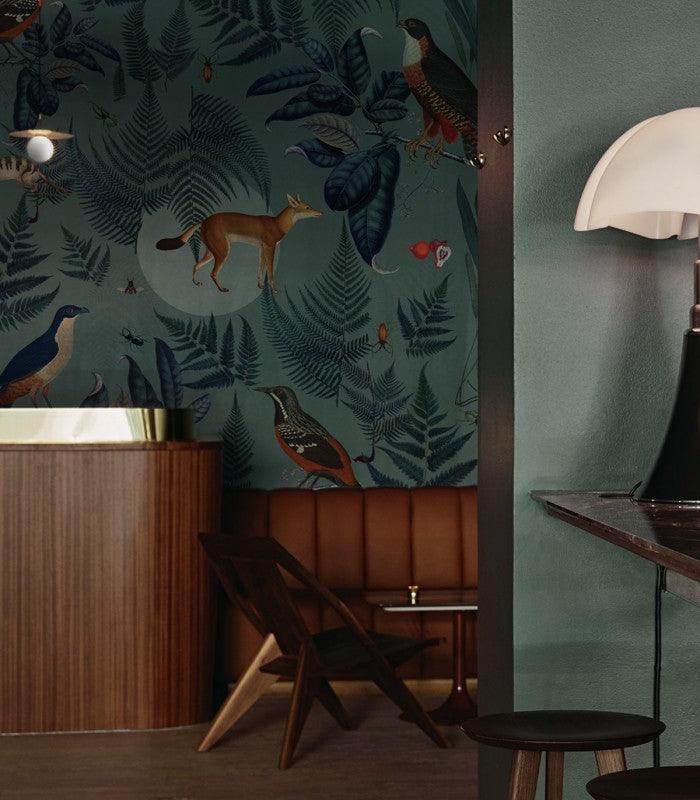 Tapeta TURQUOISE FERN Wallcolors Eye on Design