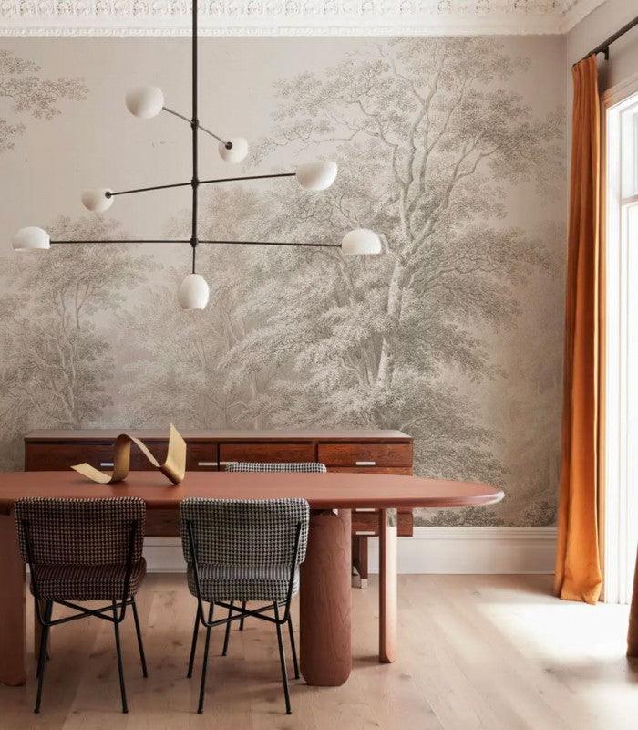 Tapeta WATERCOLOR GROVE beżowy Wallcolors Eye on Design