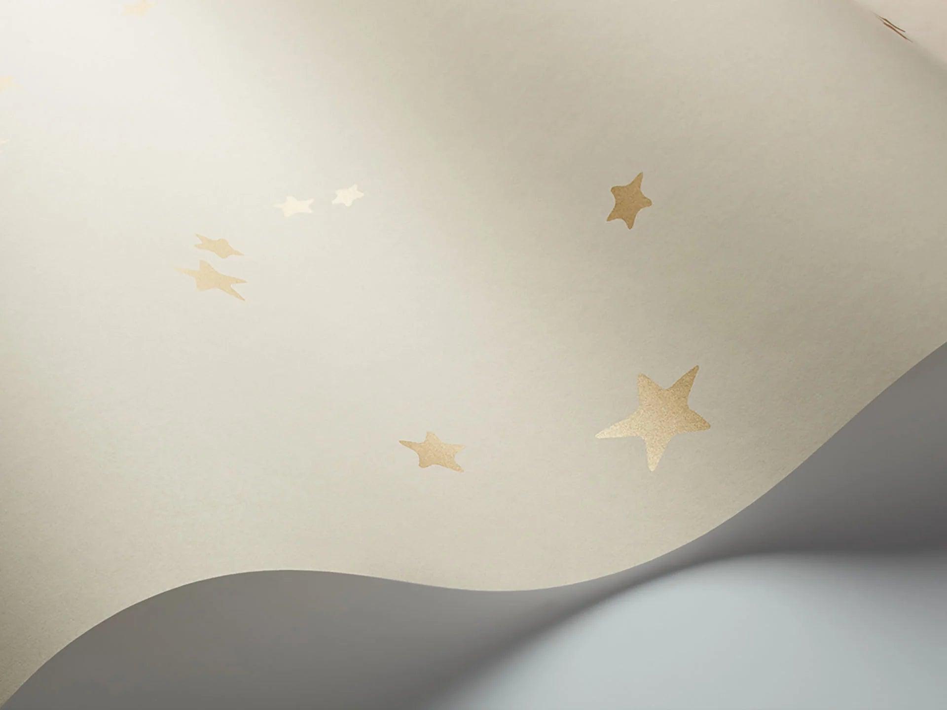 Tapeta WHIMSICAL - Stars złoto na beżu Cole & Son Eye on Design