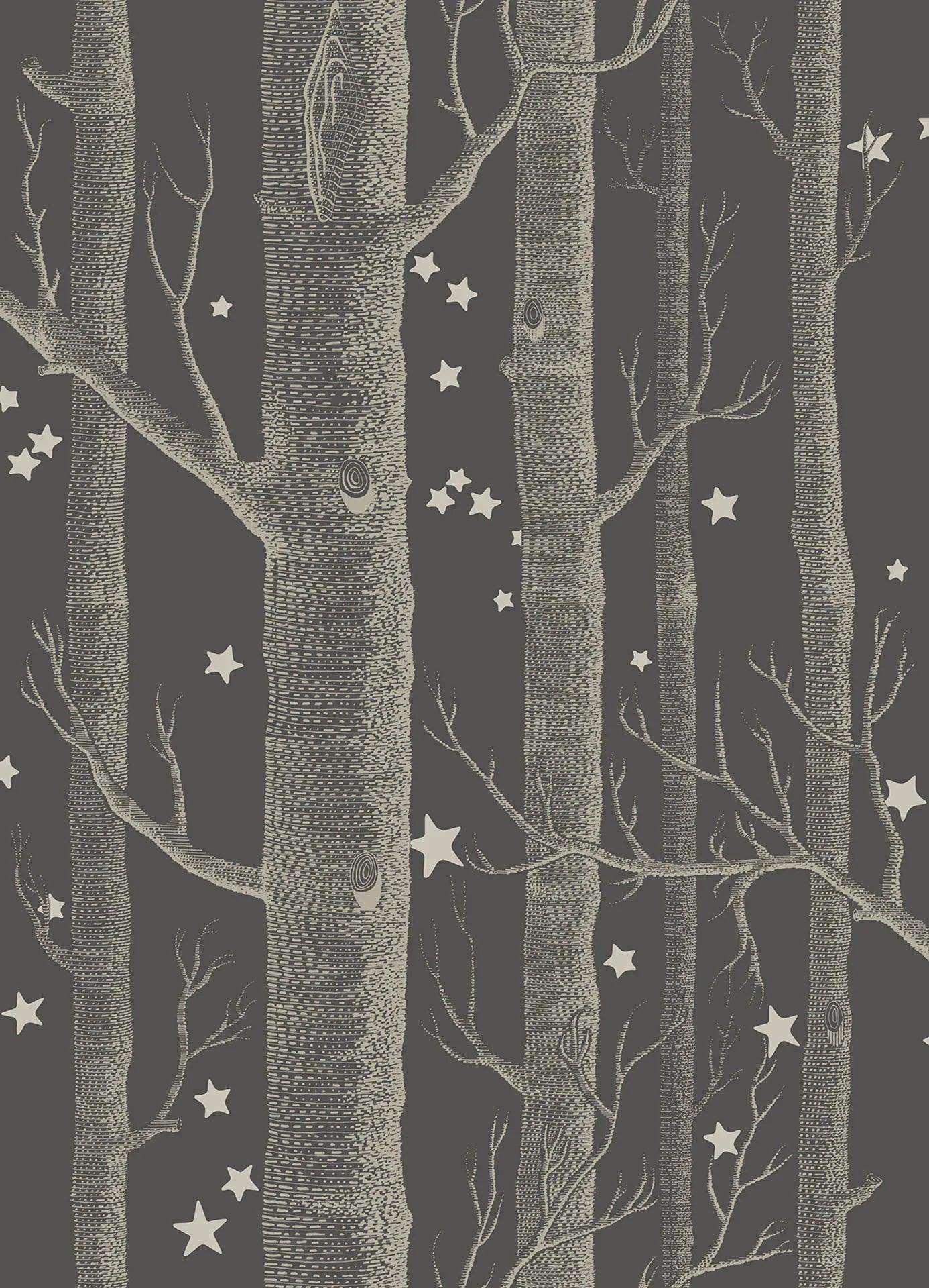 Tapeta WHIMSICAL - Woods & Stars czarny Cole & Son Eye on Design