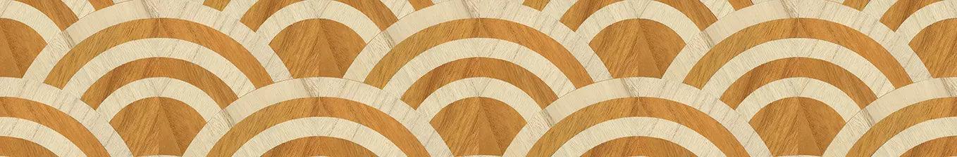 Tapeta z forniru drewnianego LUCKY O'S - BRICH & GOLD Arte Eye on Design