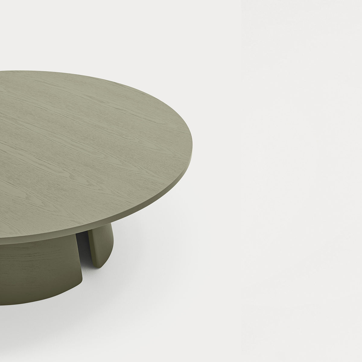 Coffee table Olive veneer