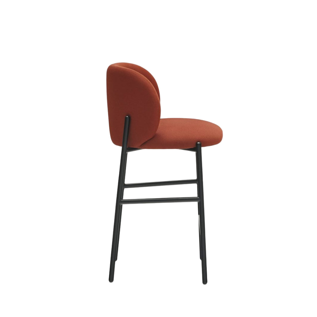 MOGI Bar Stool Red with Black Base
