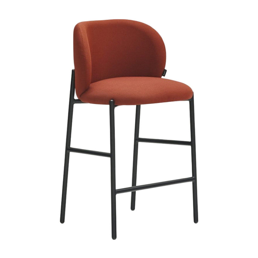 MOGI Bar Stool Red with Black Base