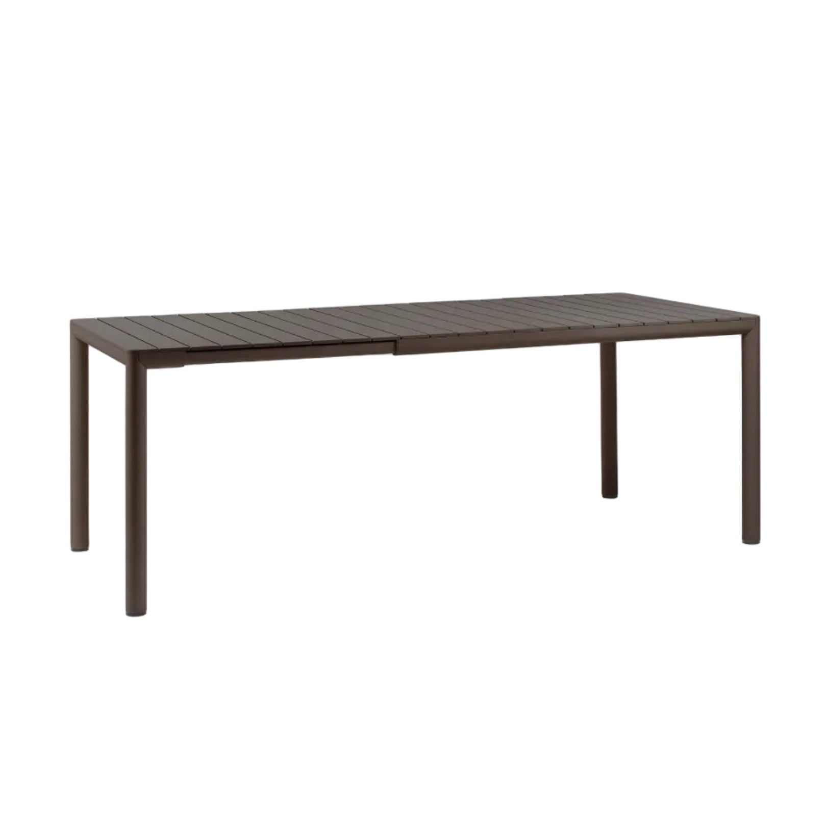 TEVERE Outdoor Extendable Table in Earthy Brown