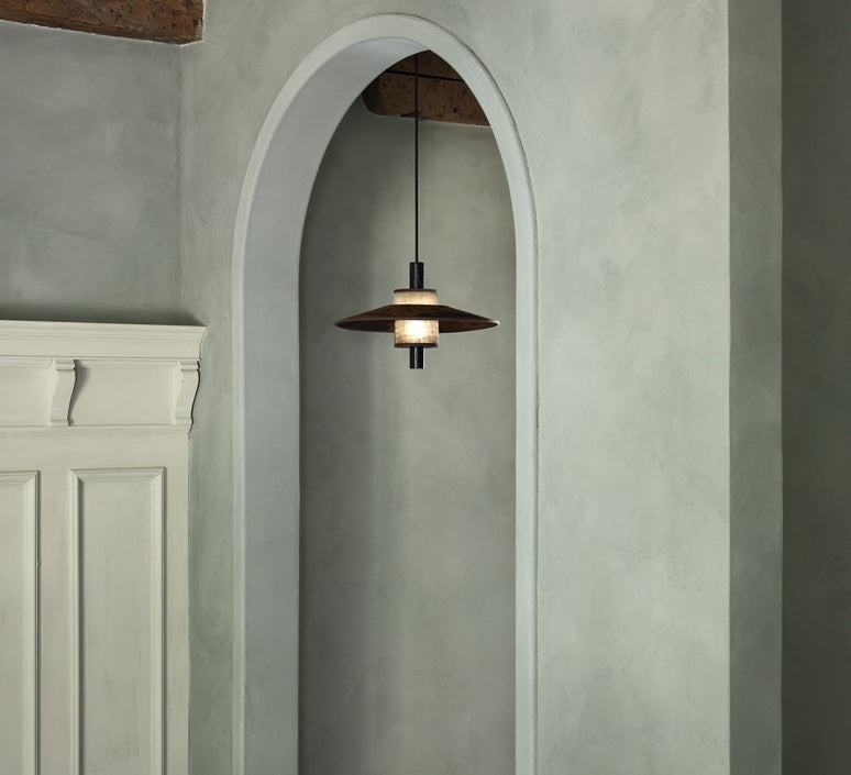 The thesee terracotta hanging lamp