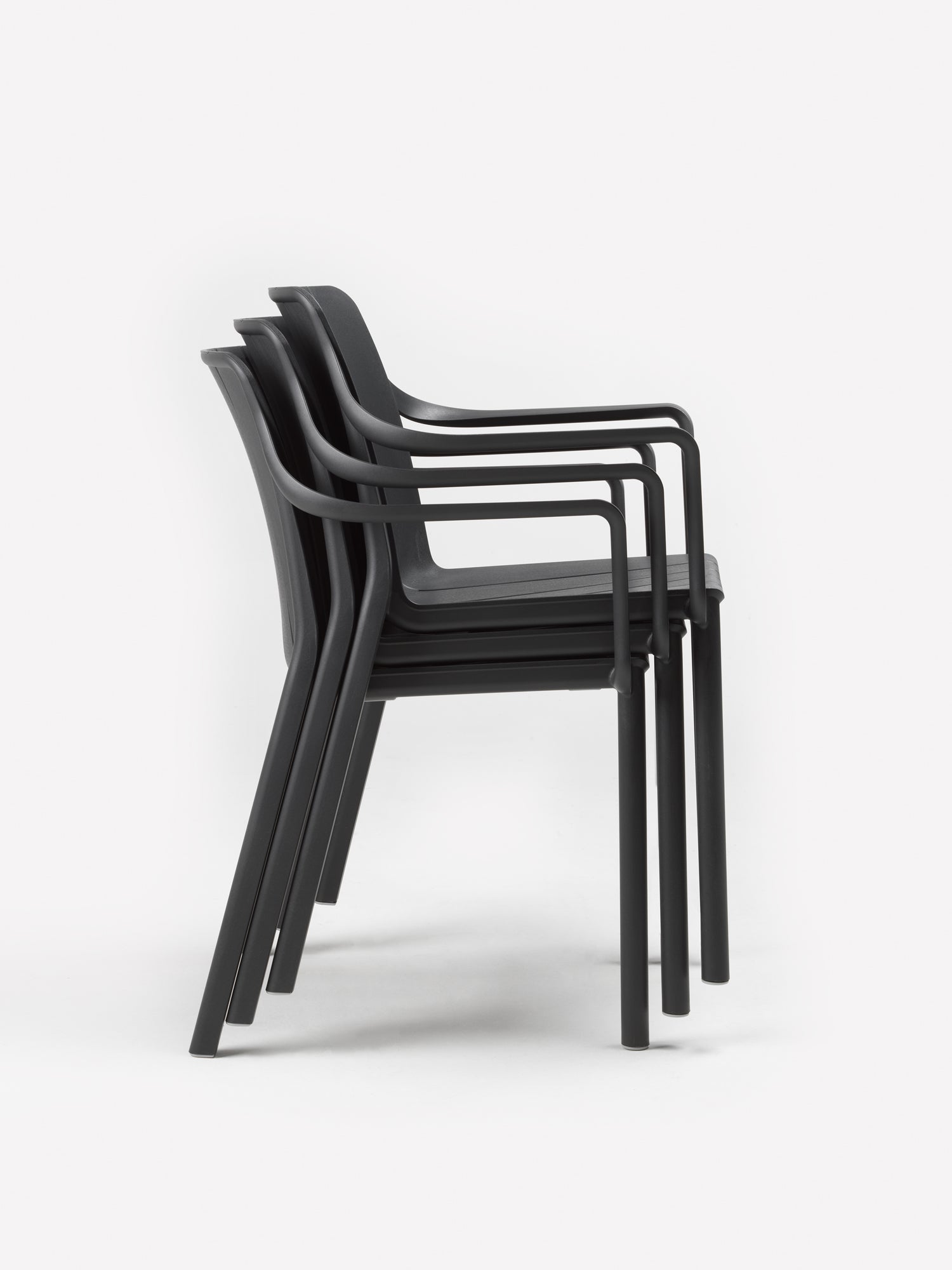 TIBERINA taupe outdoor chair with armrests