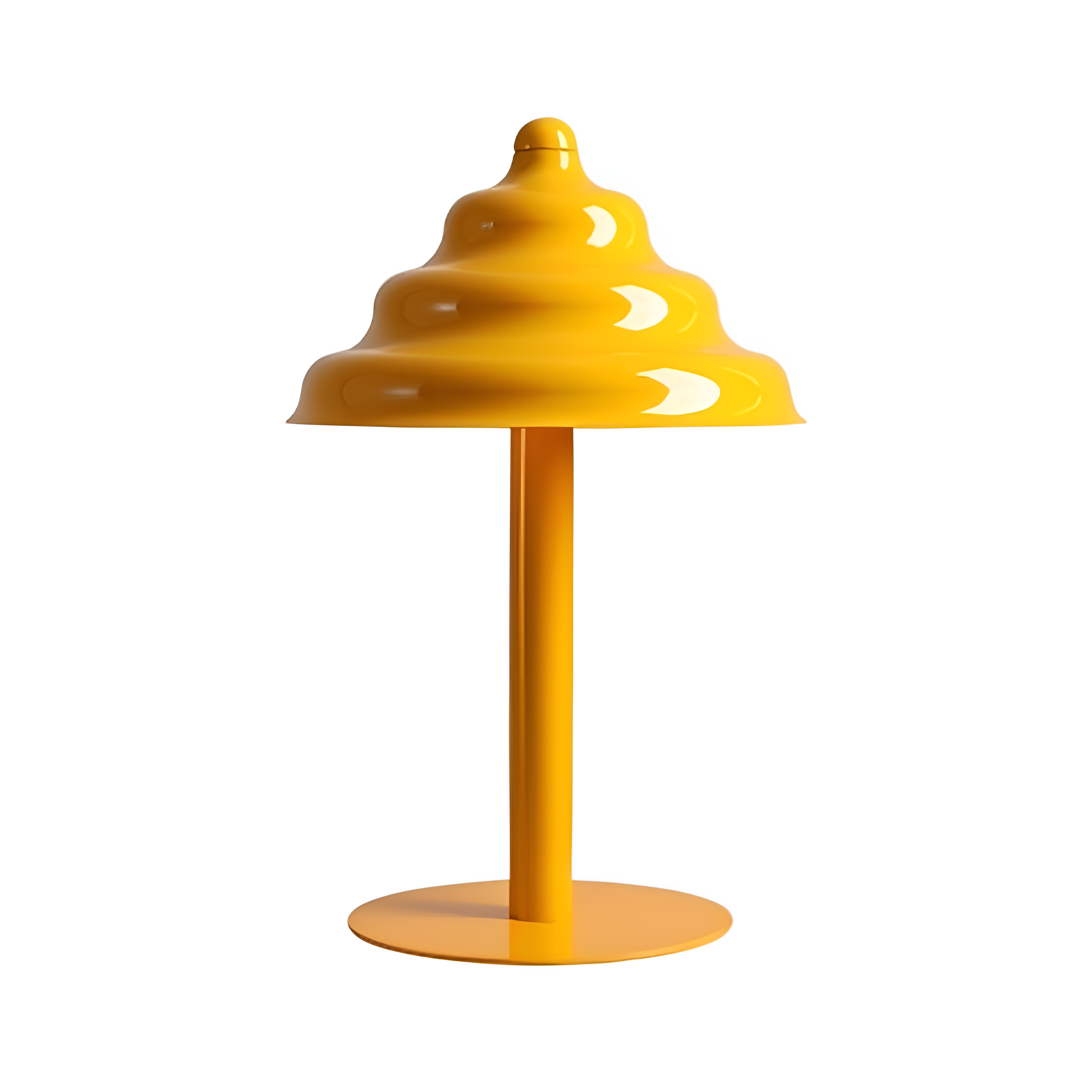 Yellow table lamp