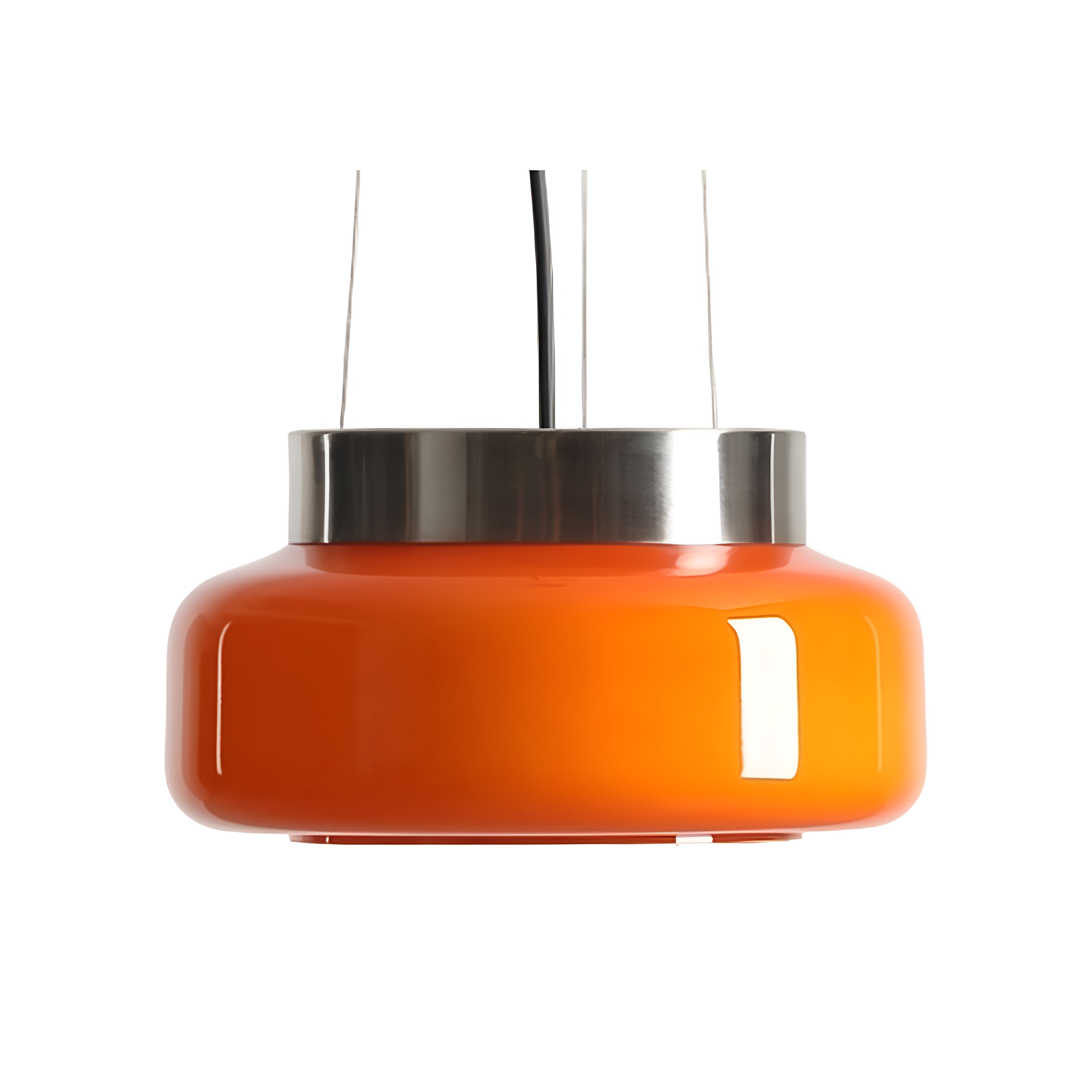 Bonbon orange hanging lamp