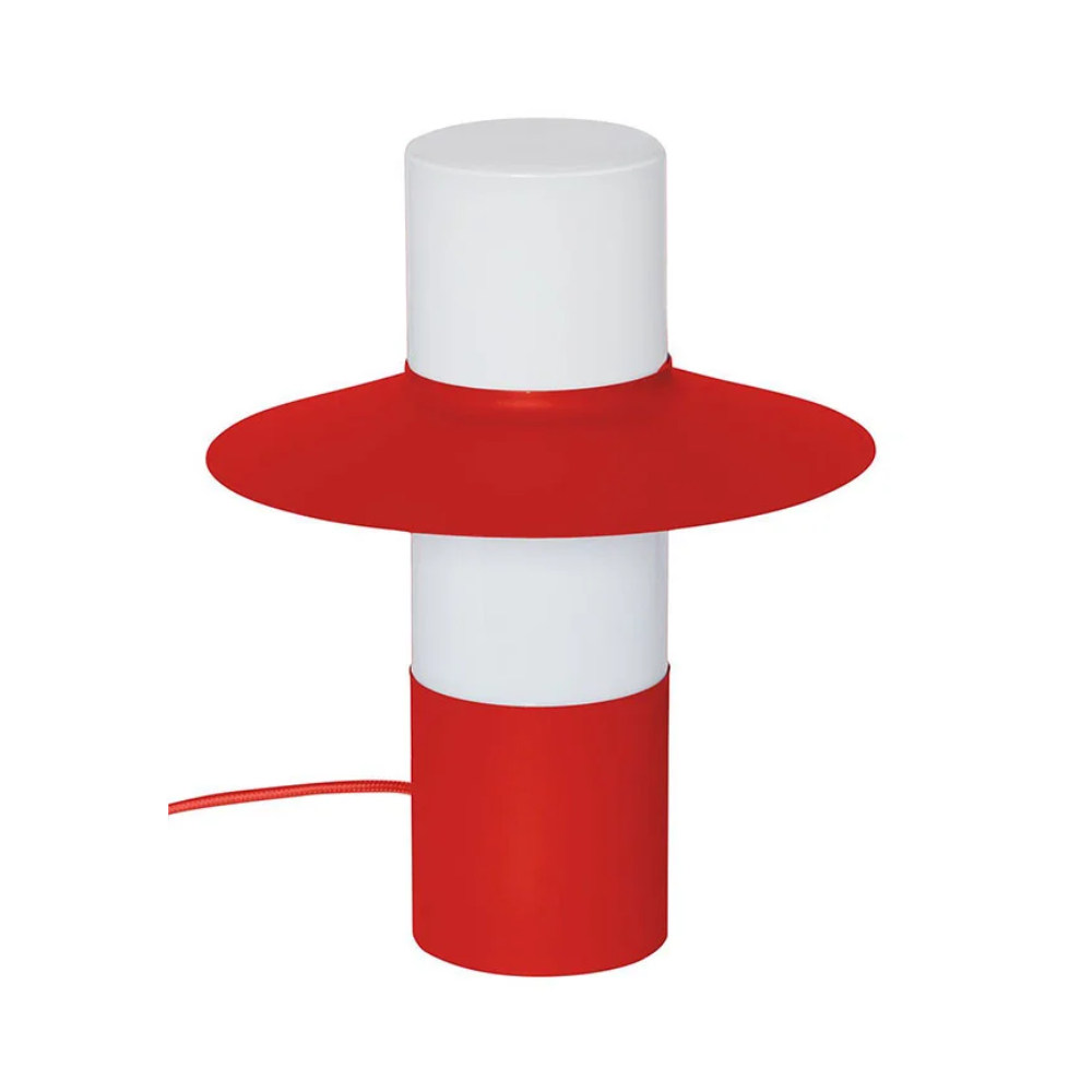 CAPONIO Tischleuchte rot-orange