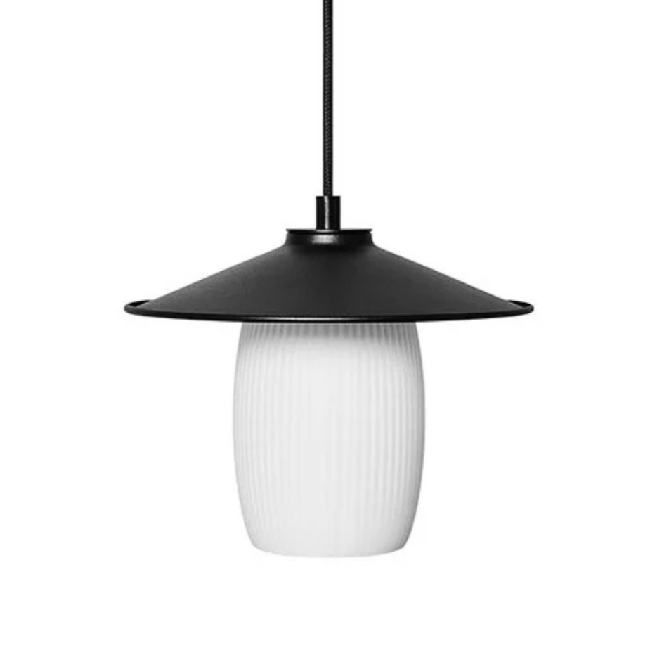 JINGU schwarze Pendelleuchte