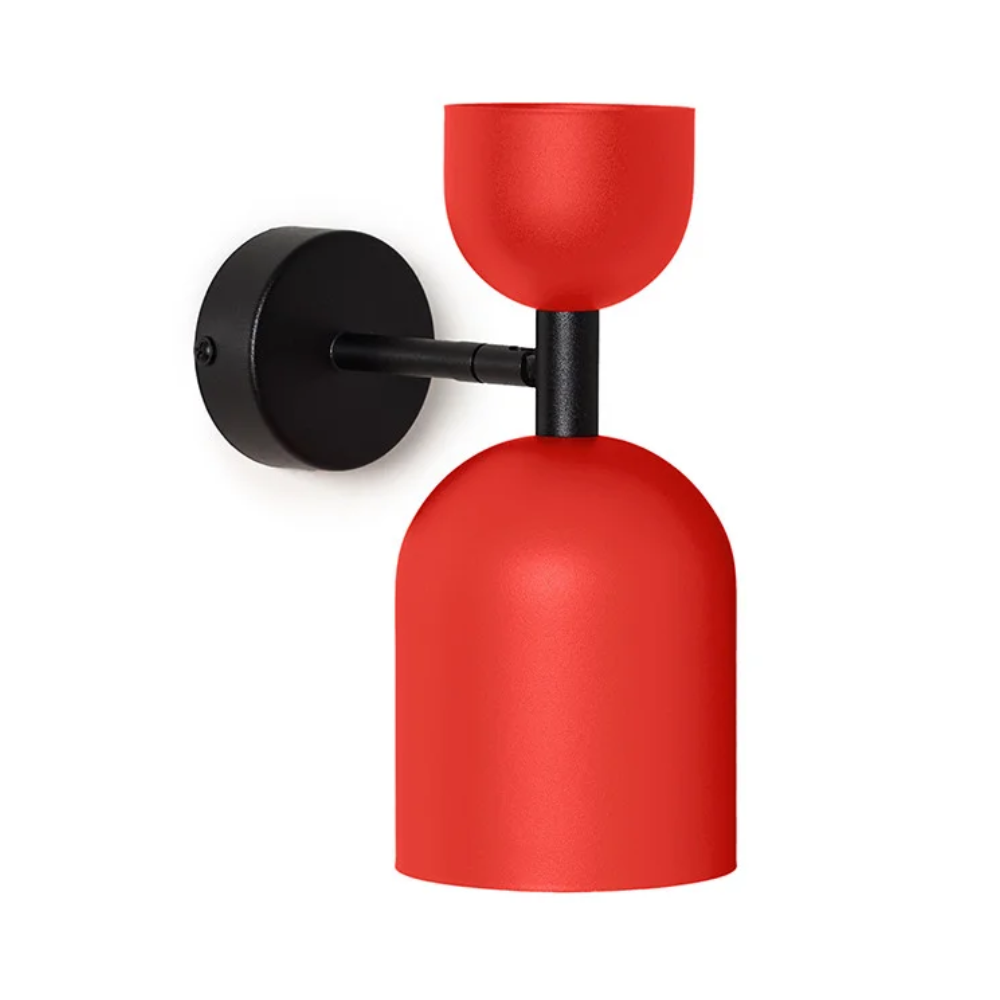SUPURU wall lamp in red-orange