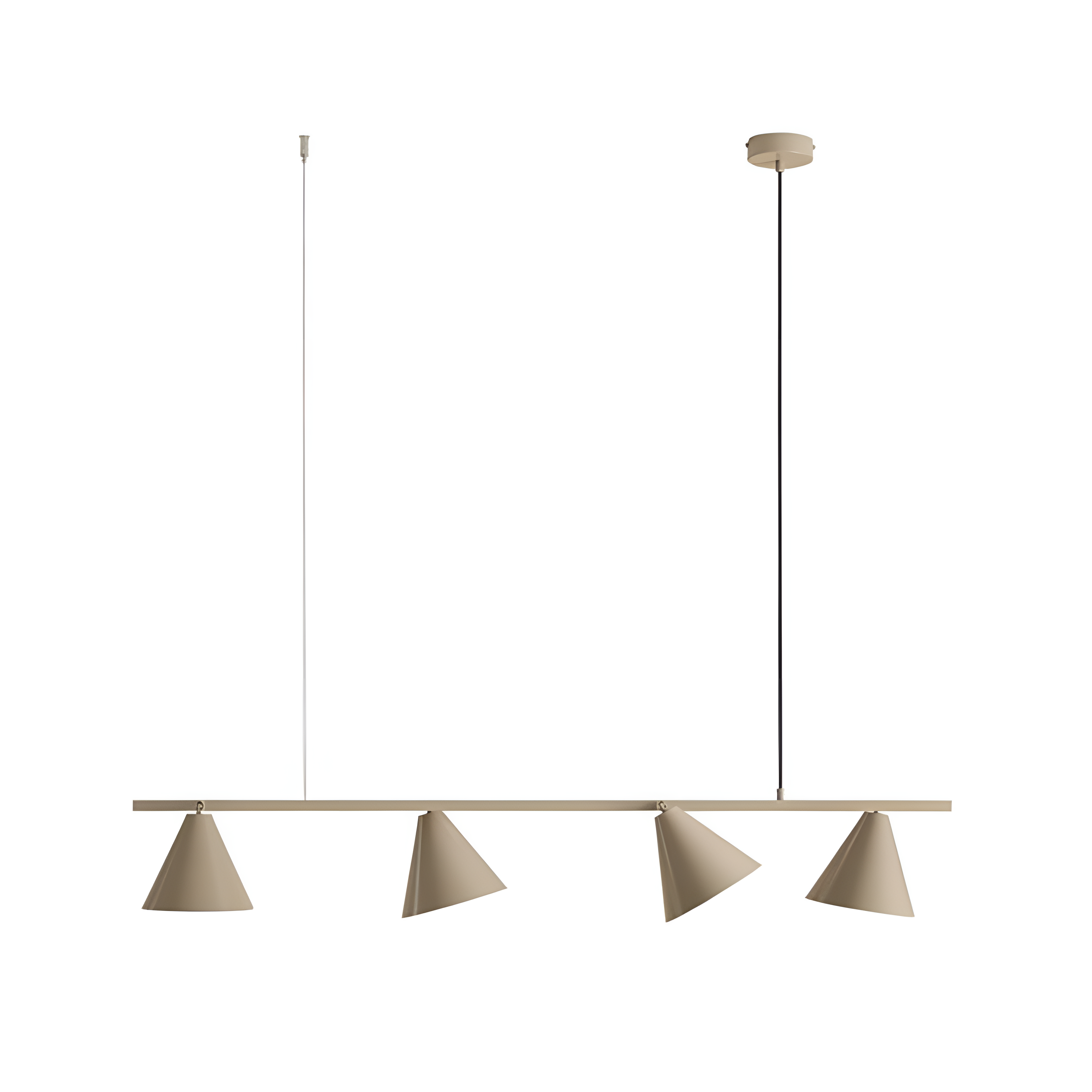 Hanging lamp forms quatro beige