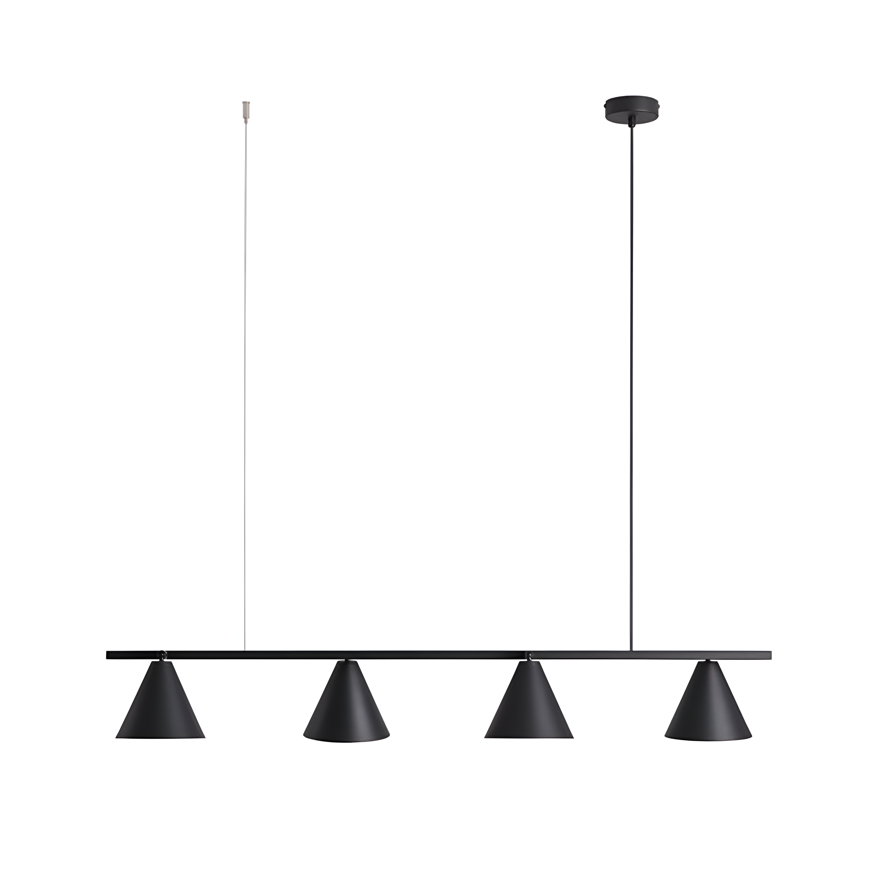 FORM QUATRO schwarze Pendelleuchte