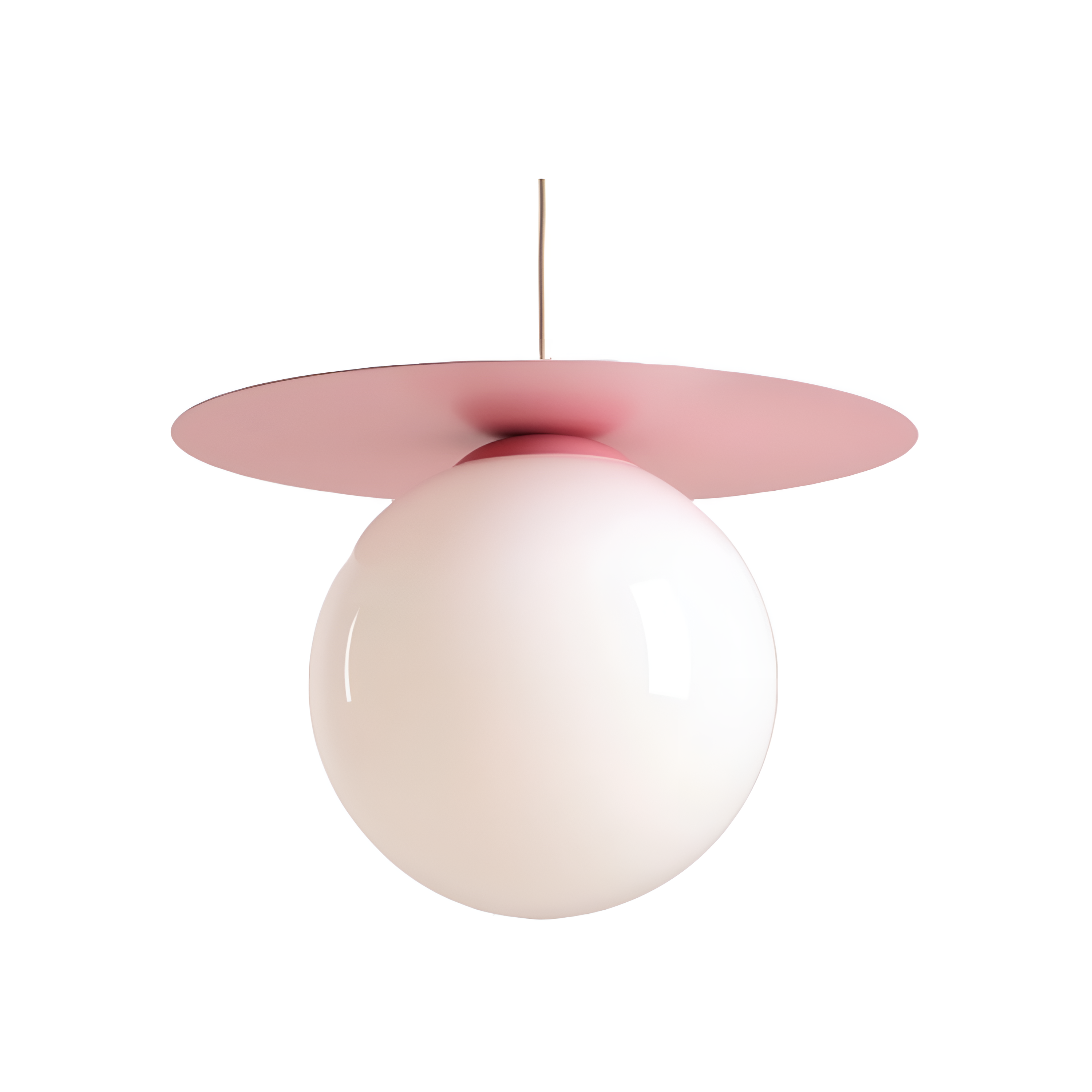 Hanging lamp Loop pink
